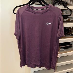 Nike Plum Purple Short-Sleeve Performance Tee
